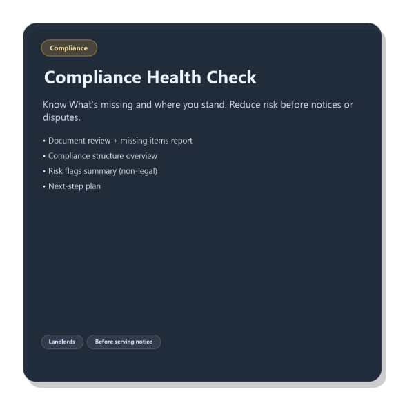 Compliance Health Check