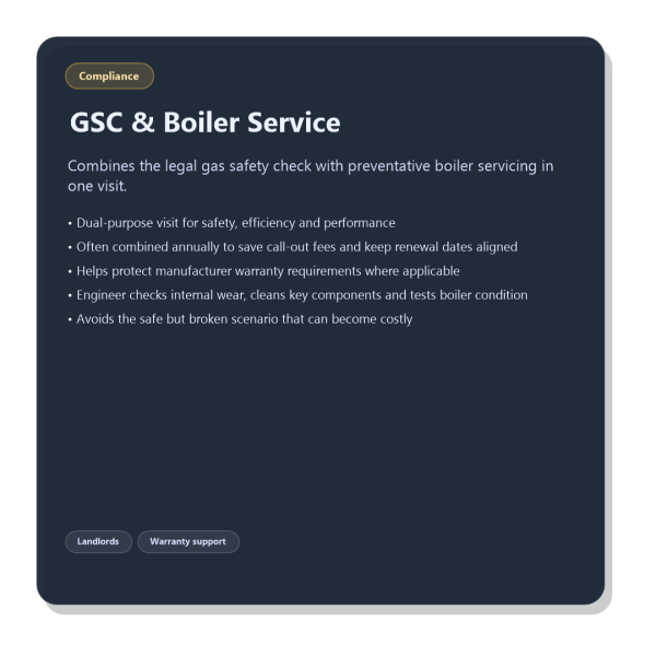 GSC & Boiler Service