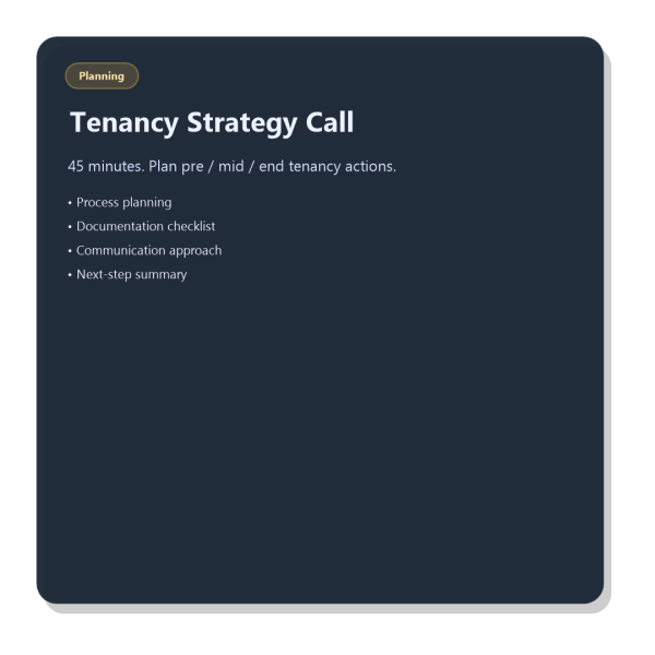 Tenancy Strategy Call